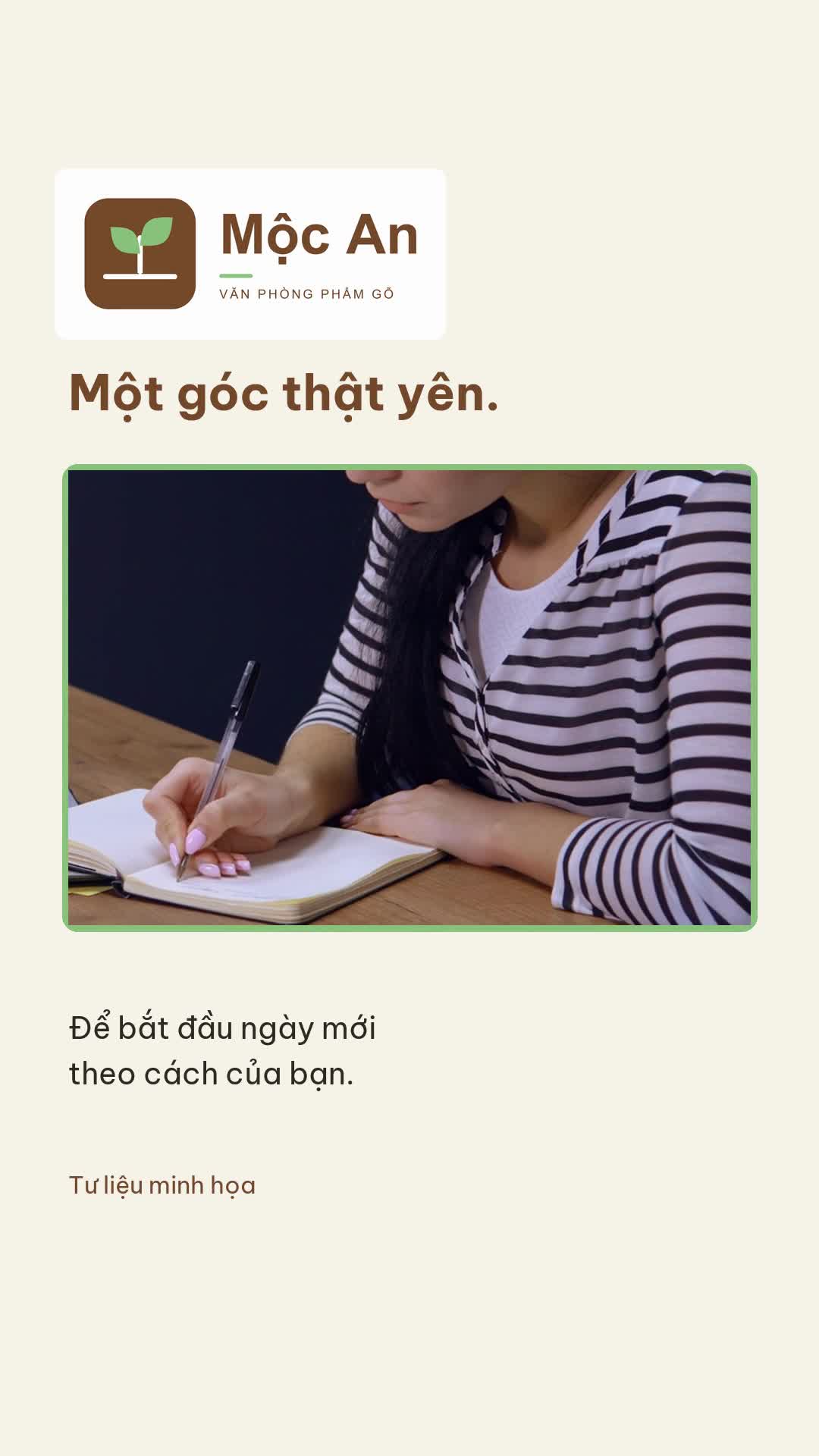 Khung hình từ bài thực hành video Mộc An